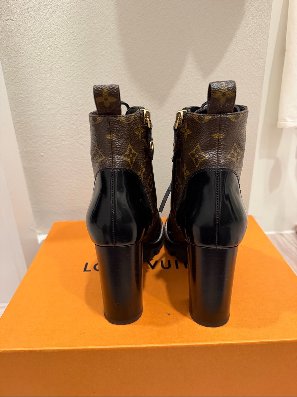 Louis Vuitton Star Trail Monogram Lace-Up Platform Ankle Boot - Picture 2 of 4
